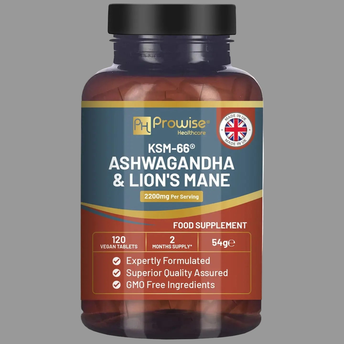 Ashwagandha & Lion's Mane Capsules